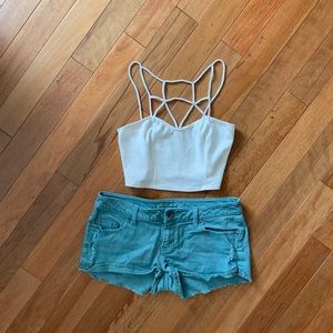 Teal Victoria’s Secret Shorts